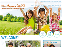 Tablet Screenshot of drbrown4kids.com